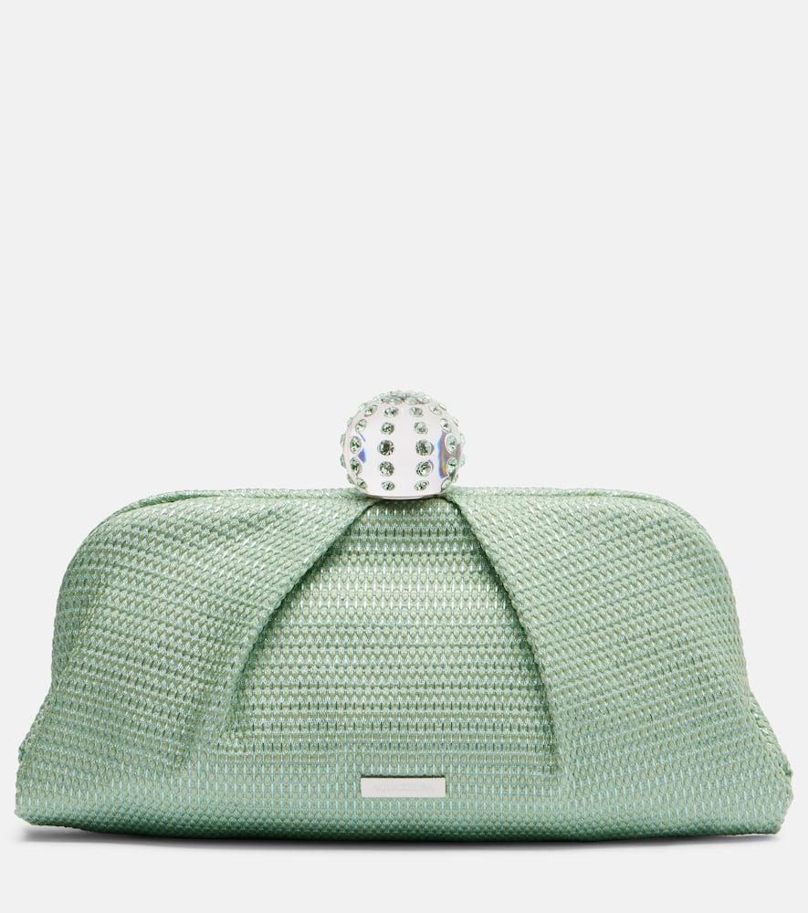 aquazzura tequila embellished clutch
