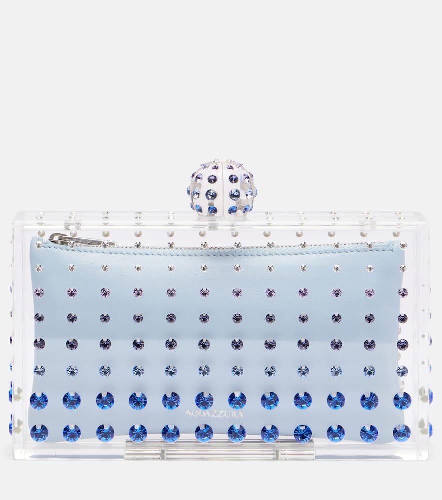 aquazzura tequila mini embellished clutch