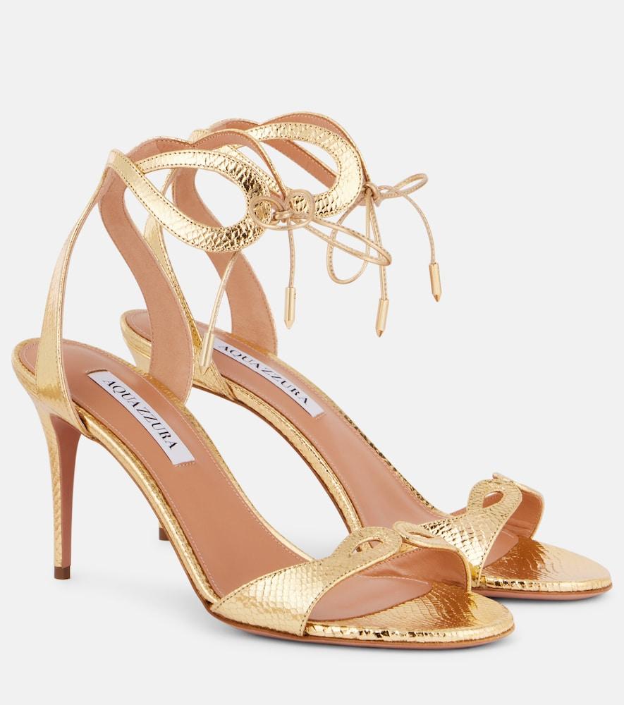 aquazzura tessa 85 snake