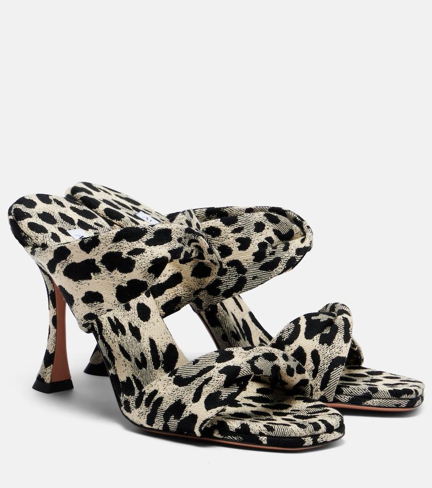 aquazzura twist 95 leopard