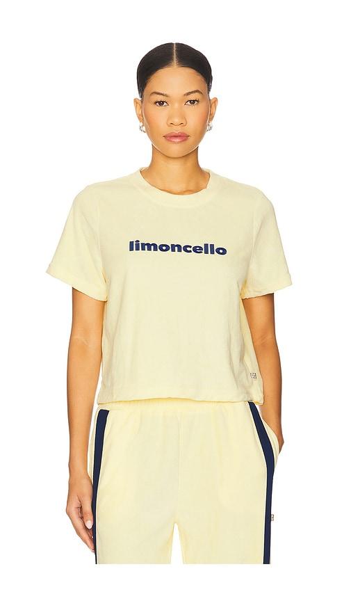 araminta james limoncello tee in yellow.