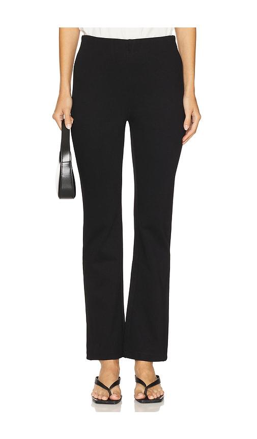 araminta james pia snap pant in black.