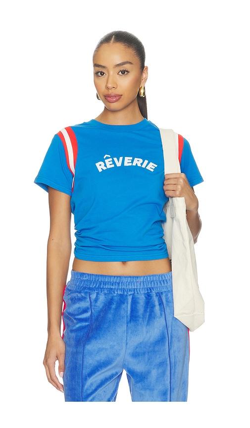 araminta james reverie baby tee in royal,red.