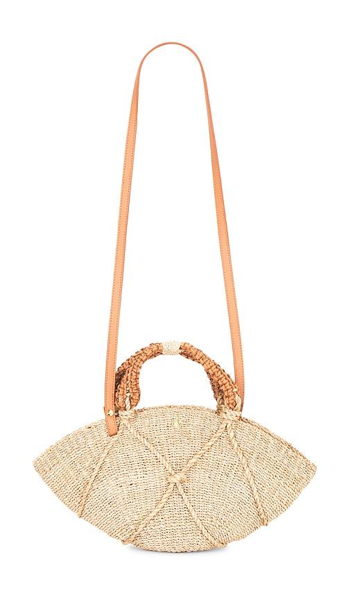 aranaz corda mini bag in neutral.