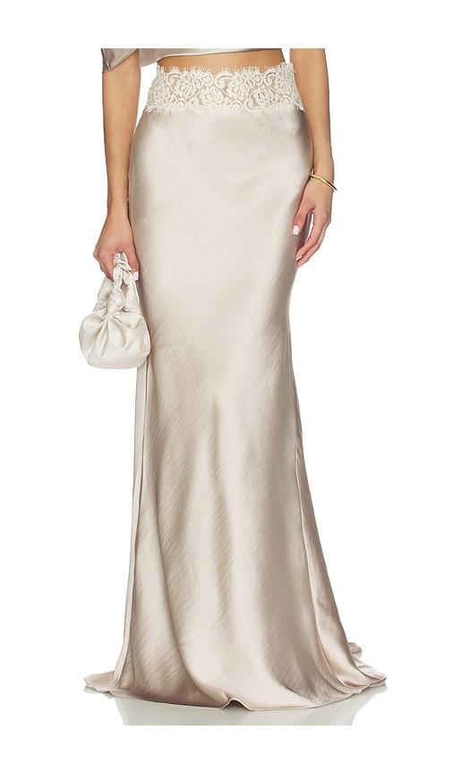 arcina ori anaya skirt in ivory.