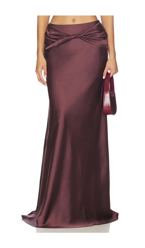 arcina ori andi skirt in brown.