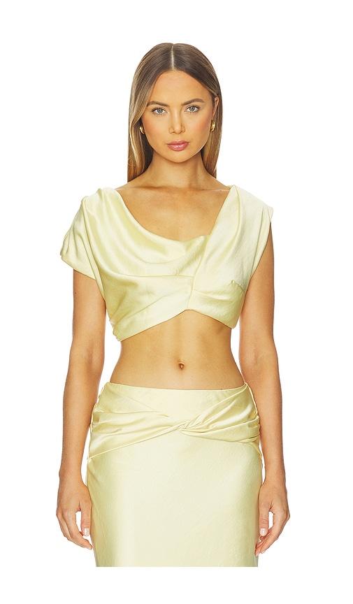 arcina ori andi top in yelllow.