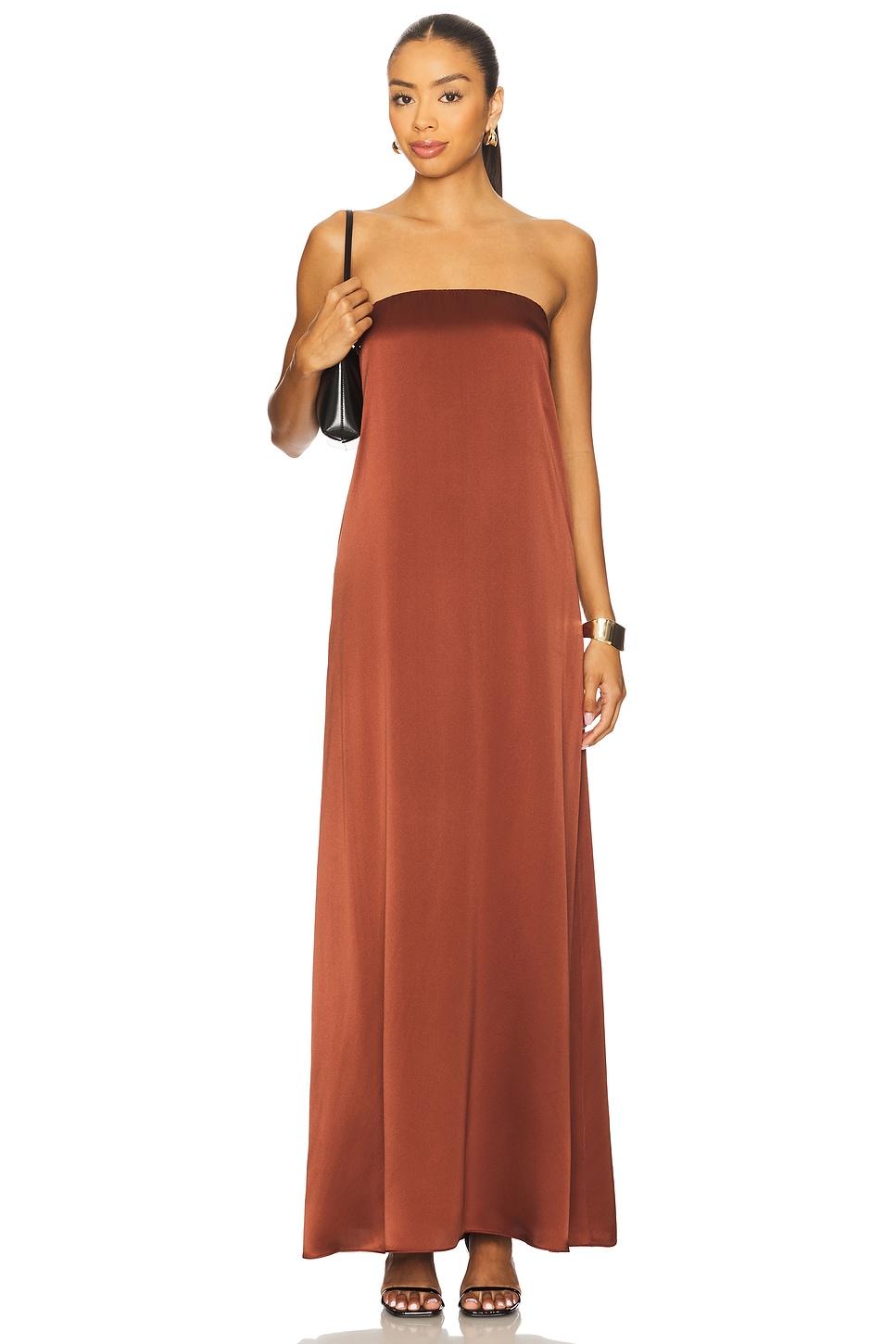 arden b strapless maxi dress