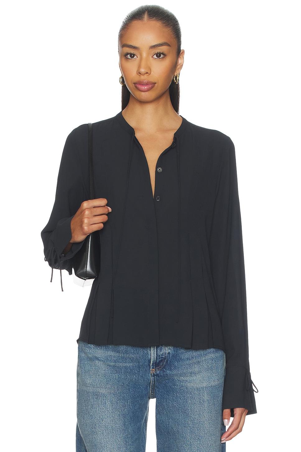arden pleated blouse