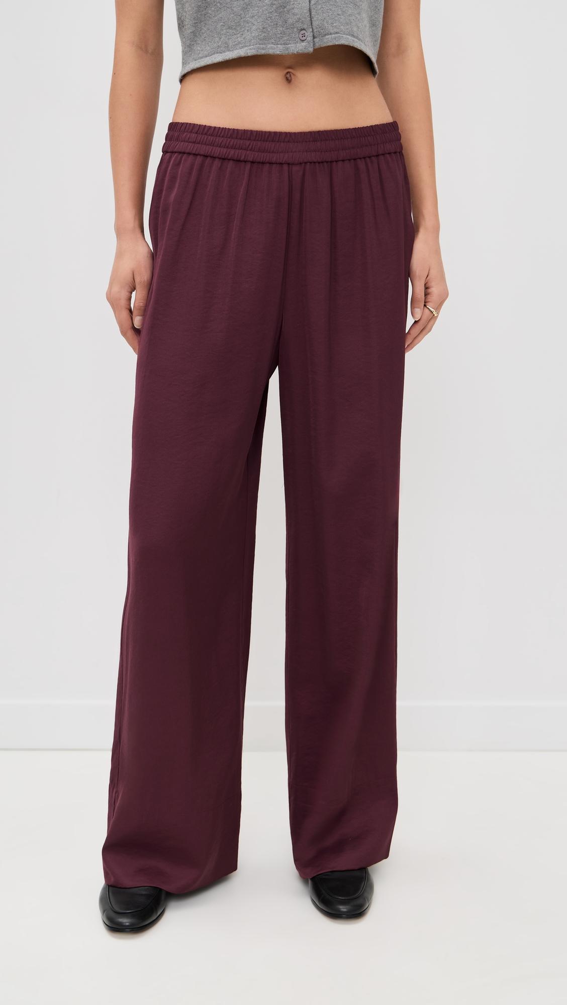 arden satin pants