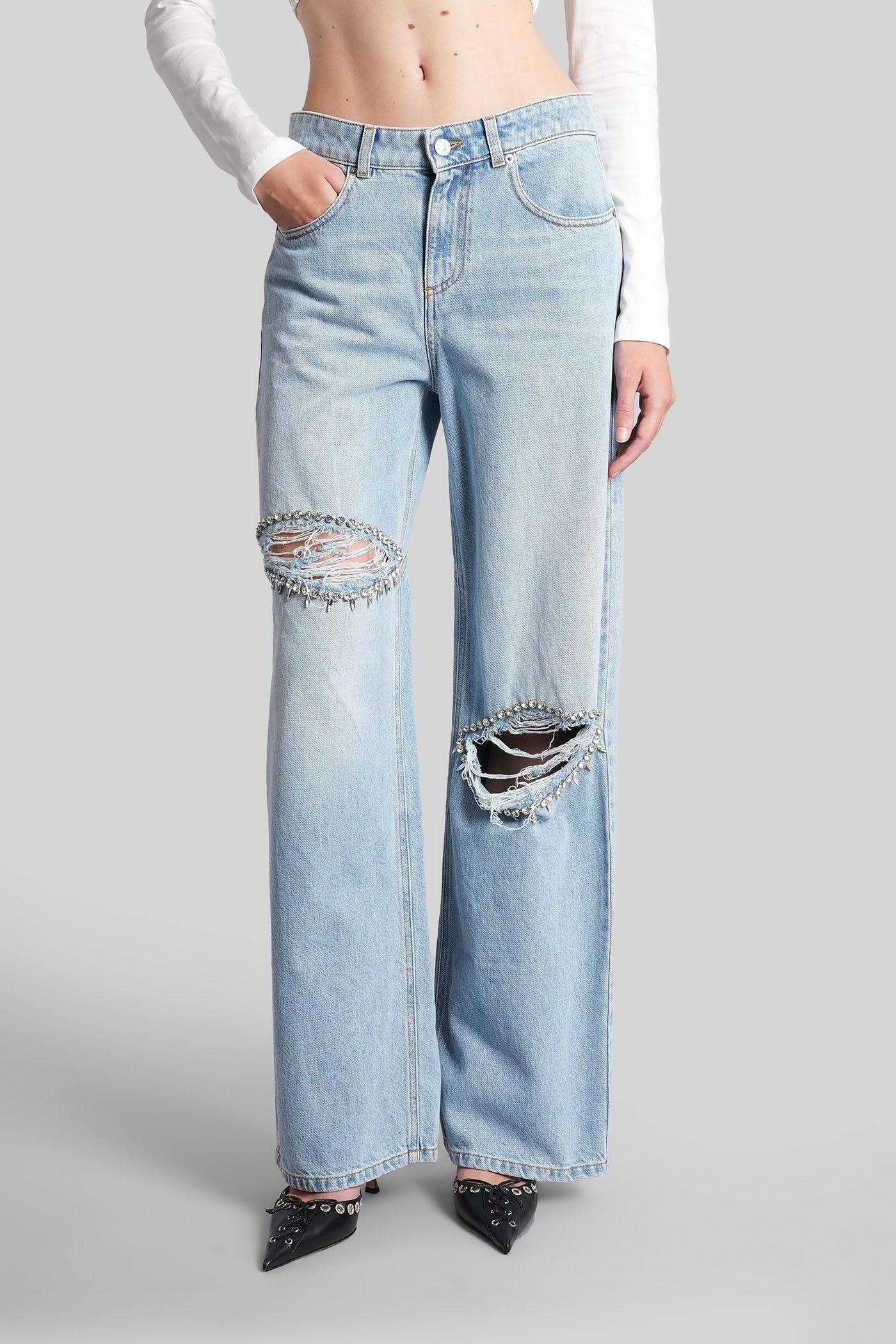 area jeans in blue denim