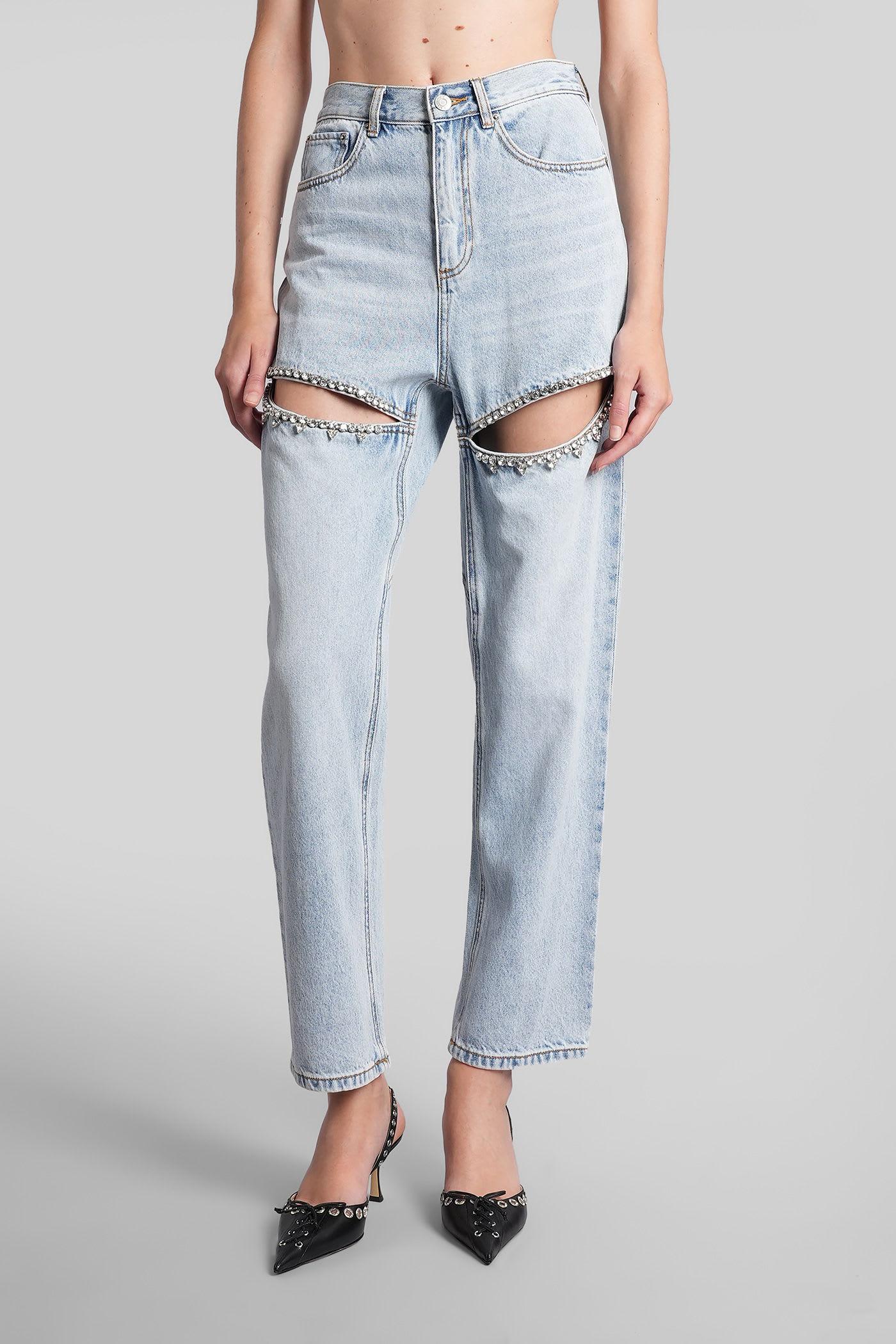 area jeans in blue denim