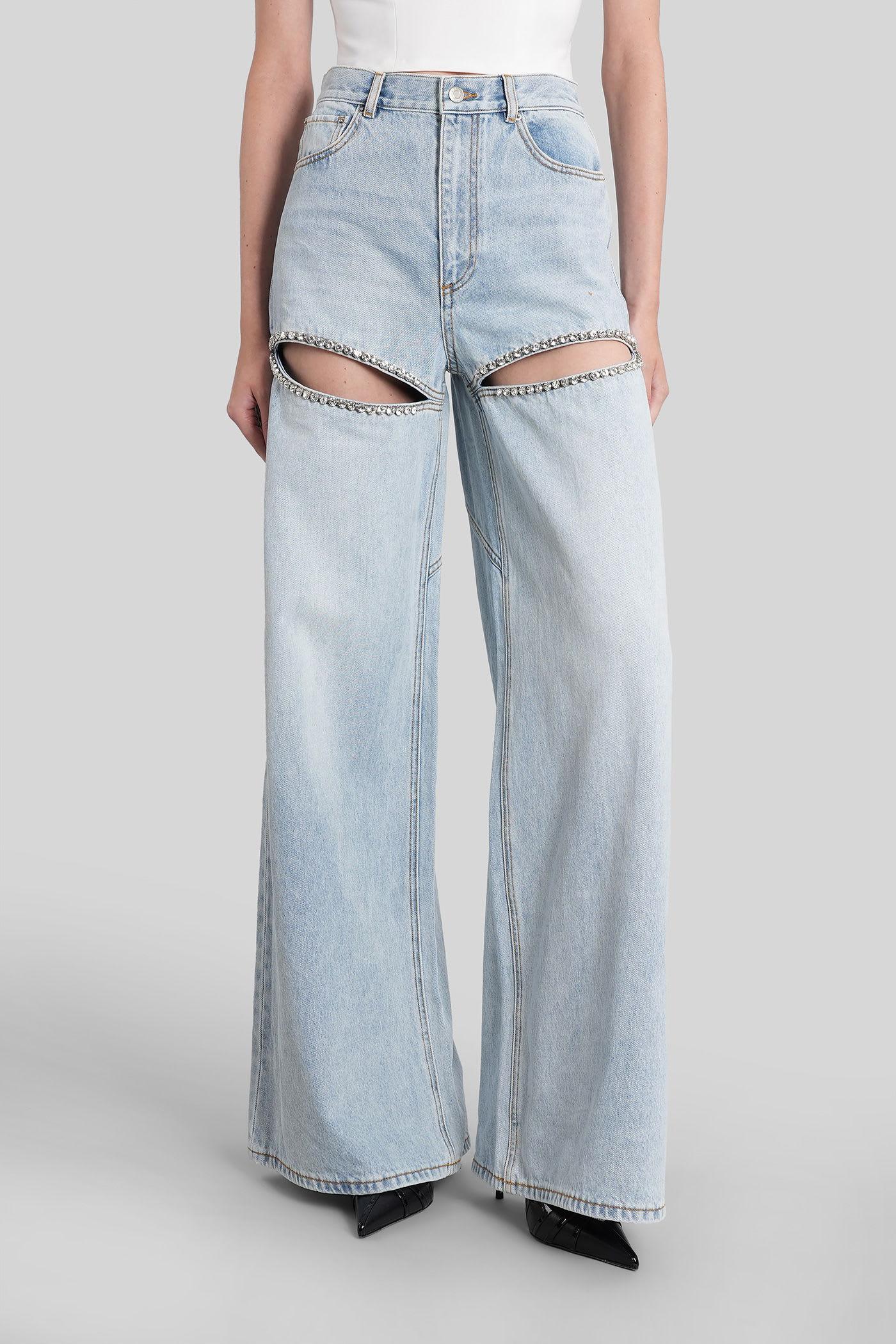 area jeans in blue denim