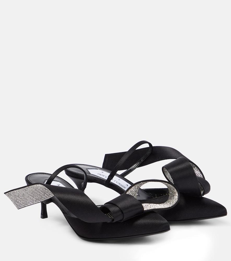area x sergio rossi marquise crystal-embellished sandals