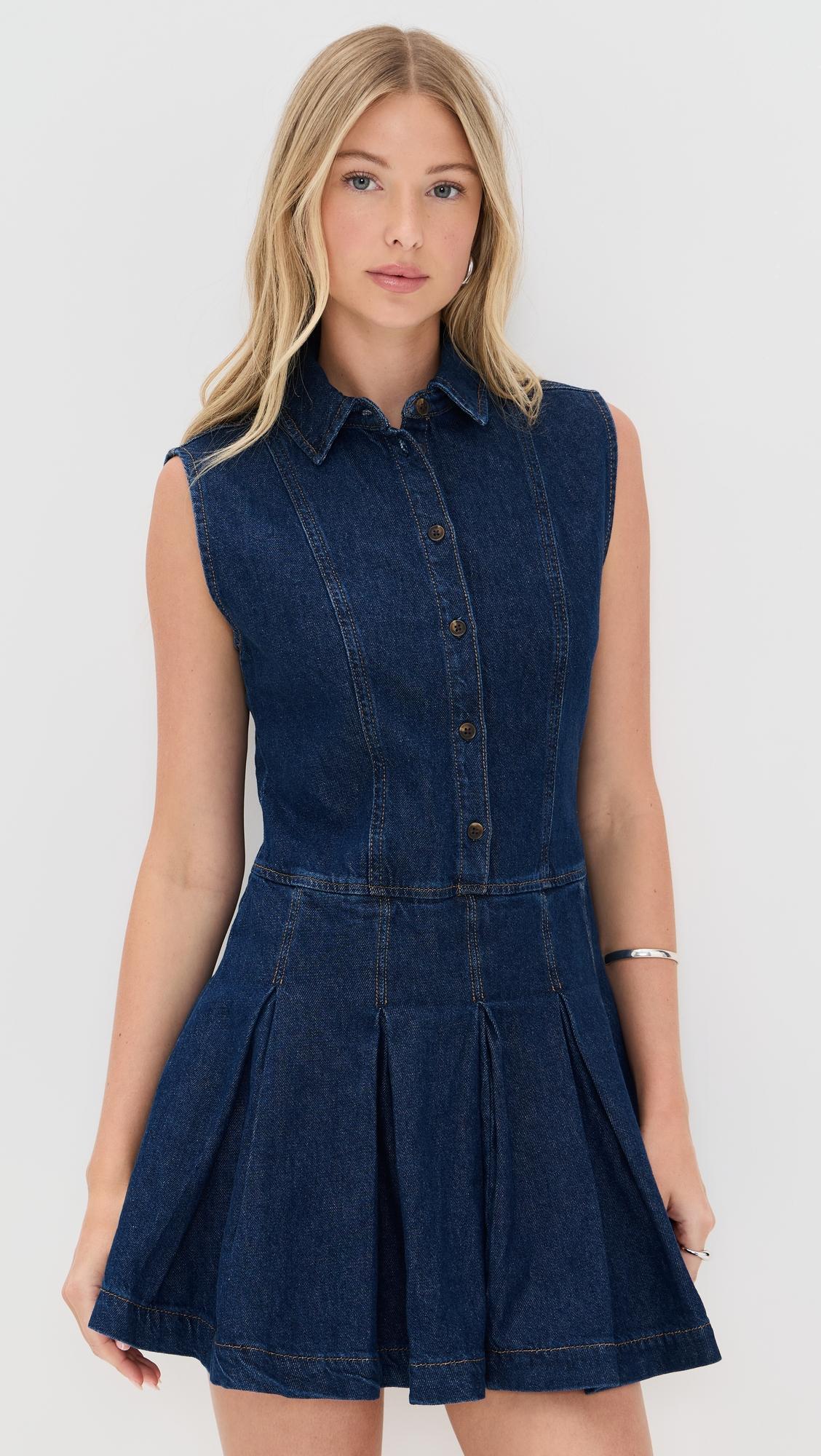 arella denim dress