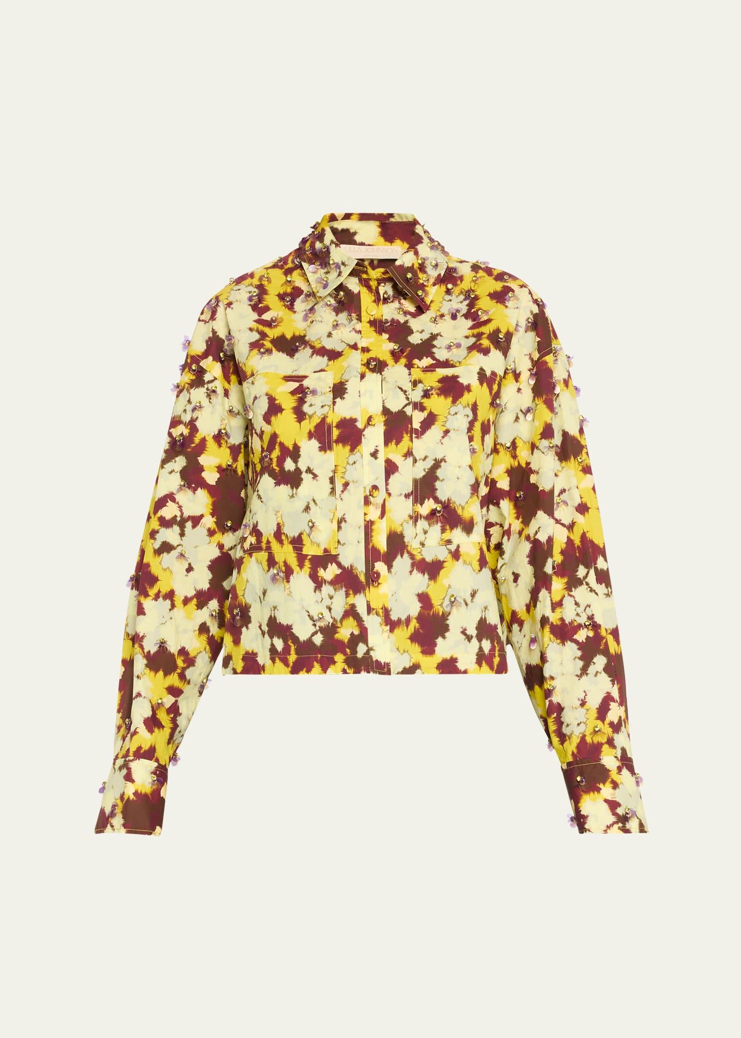 aria embellished blouse