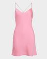 aria satin mini dress