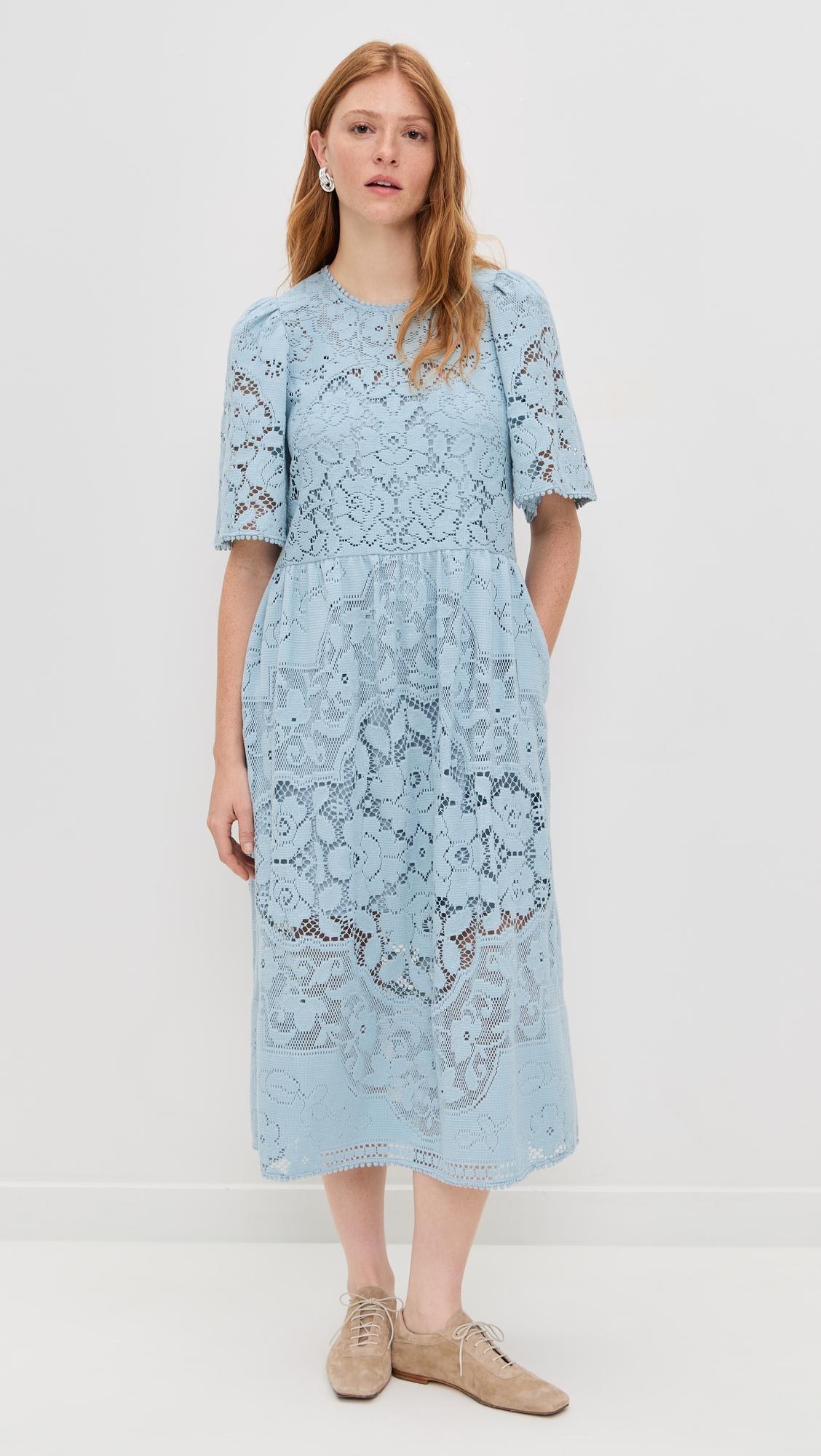 arianna lace midi dress