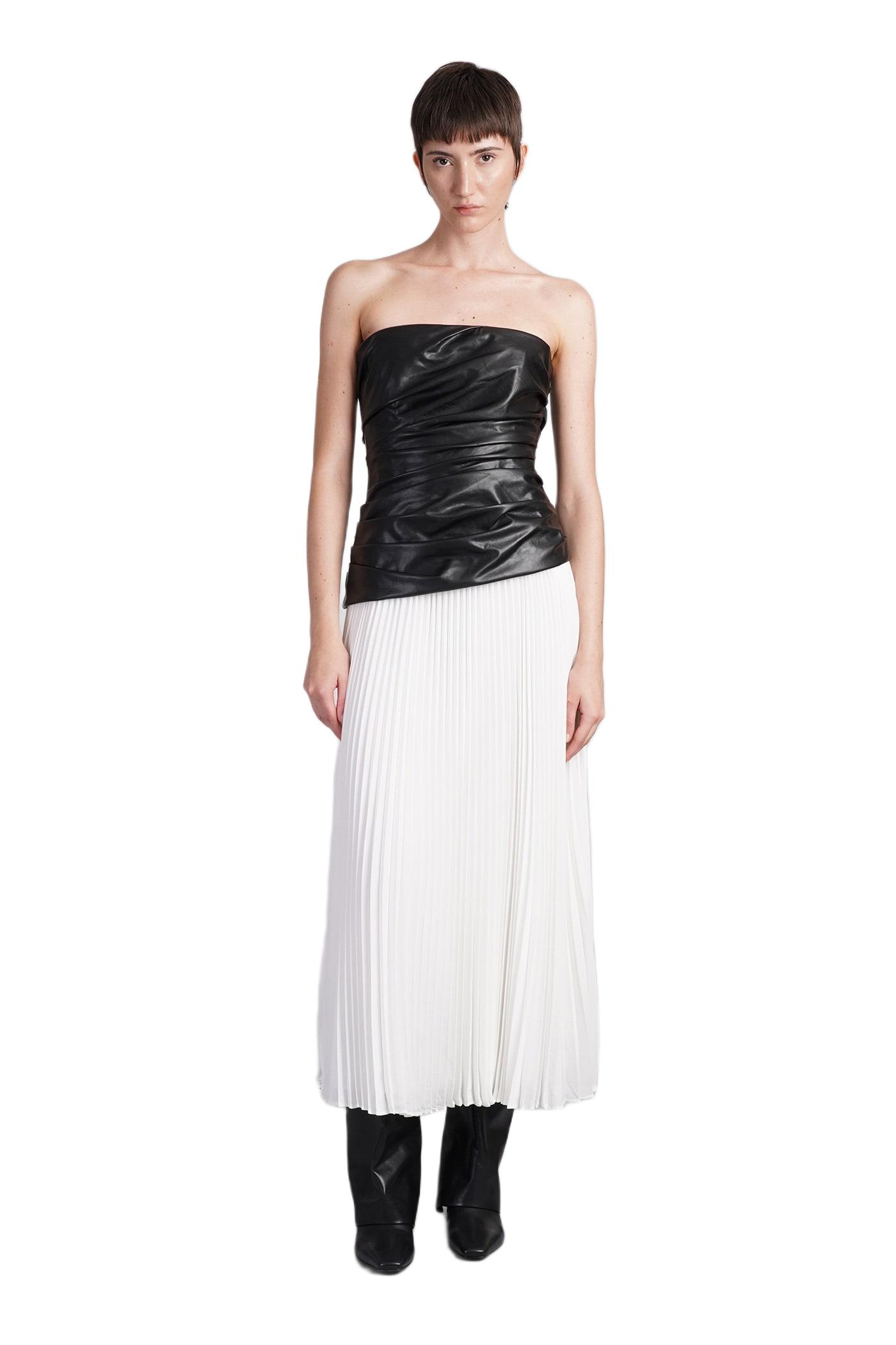 arie dress woman in black polyuretan