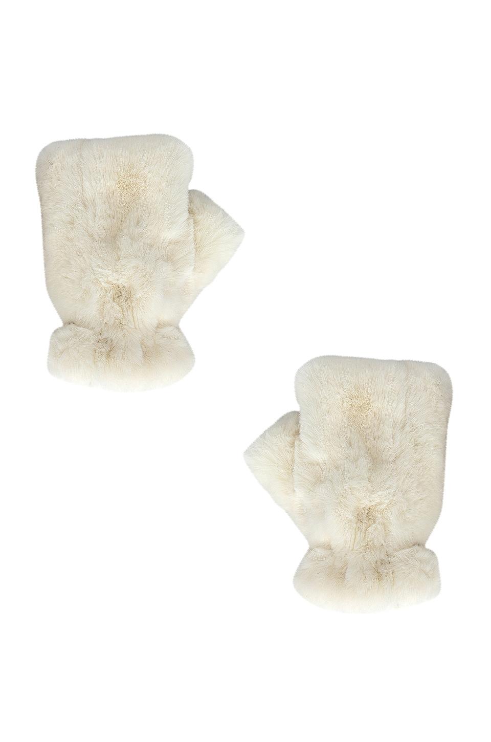ariel faux fur gloves