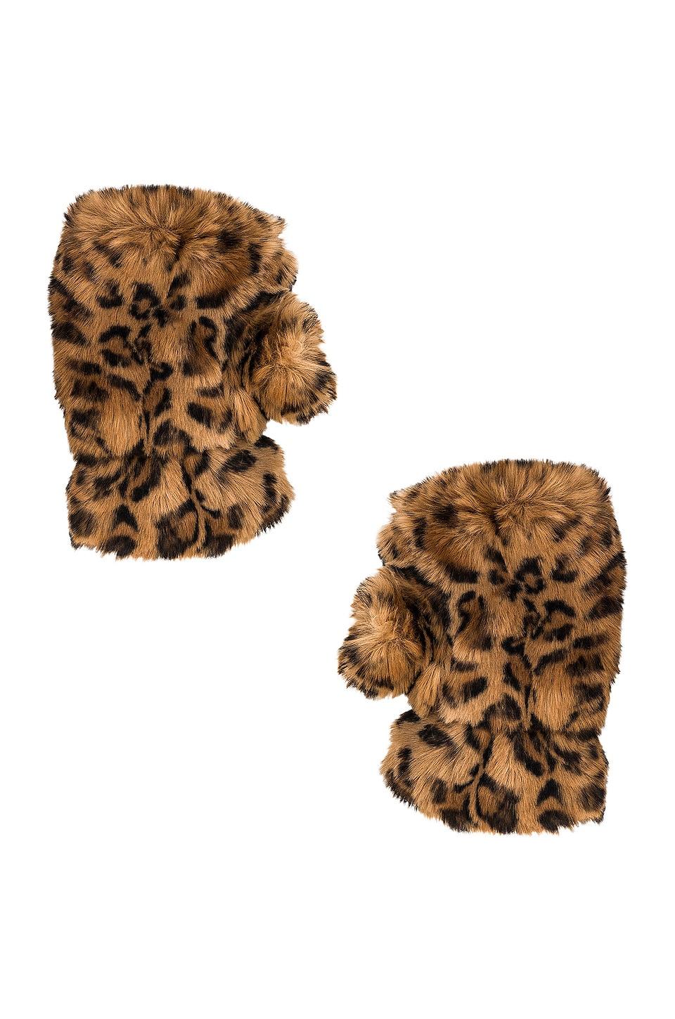 ariel faux fur gloves