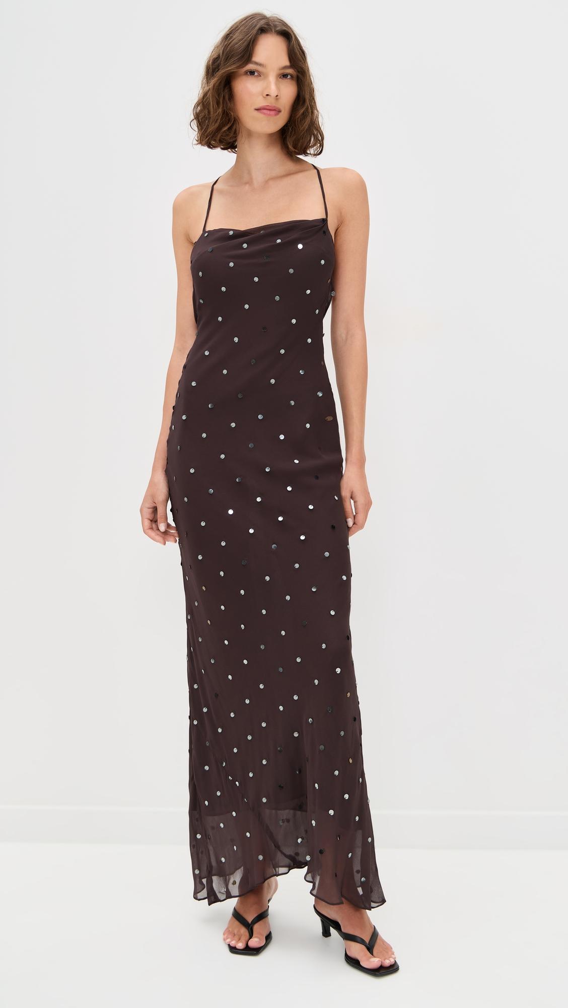 arielle slip maxi dress