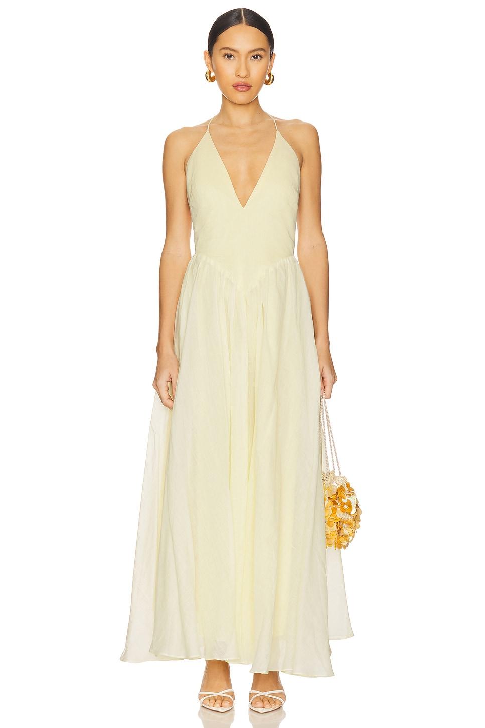arletha halter maxi dress