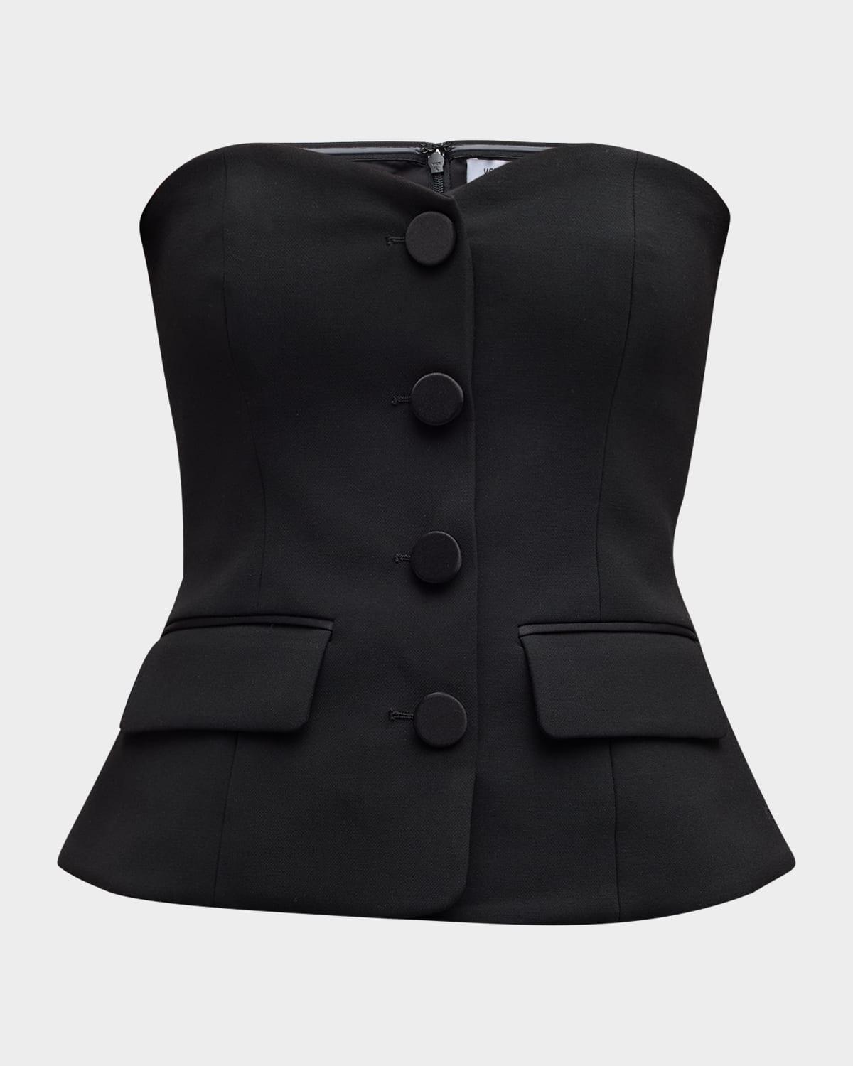 arlette fitted bustier top