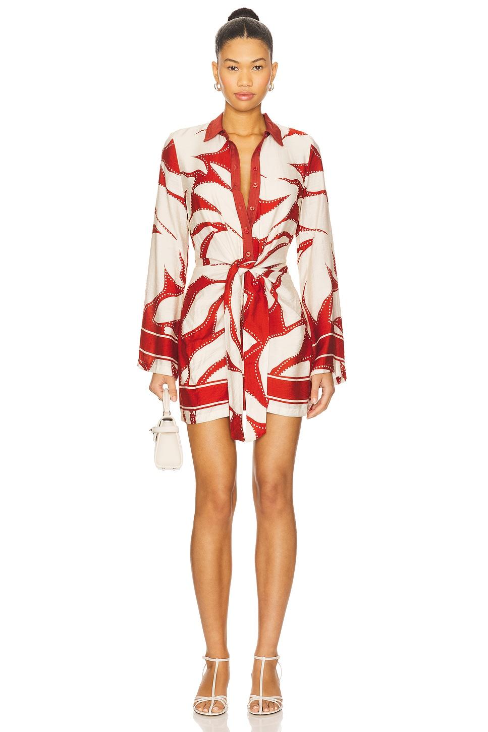 arlette sleeved mini dress