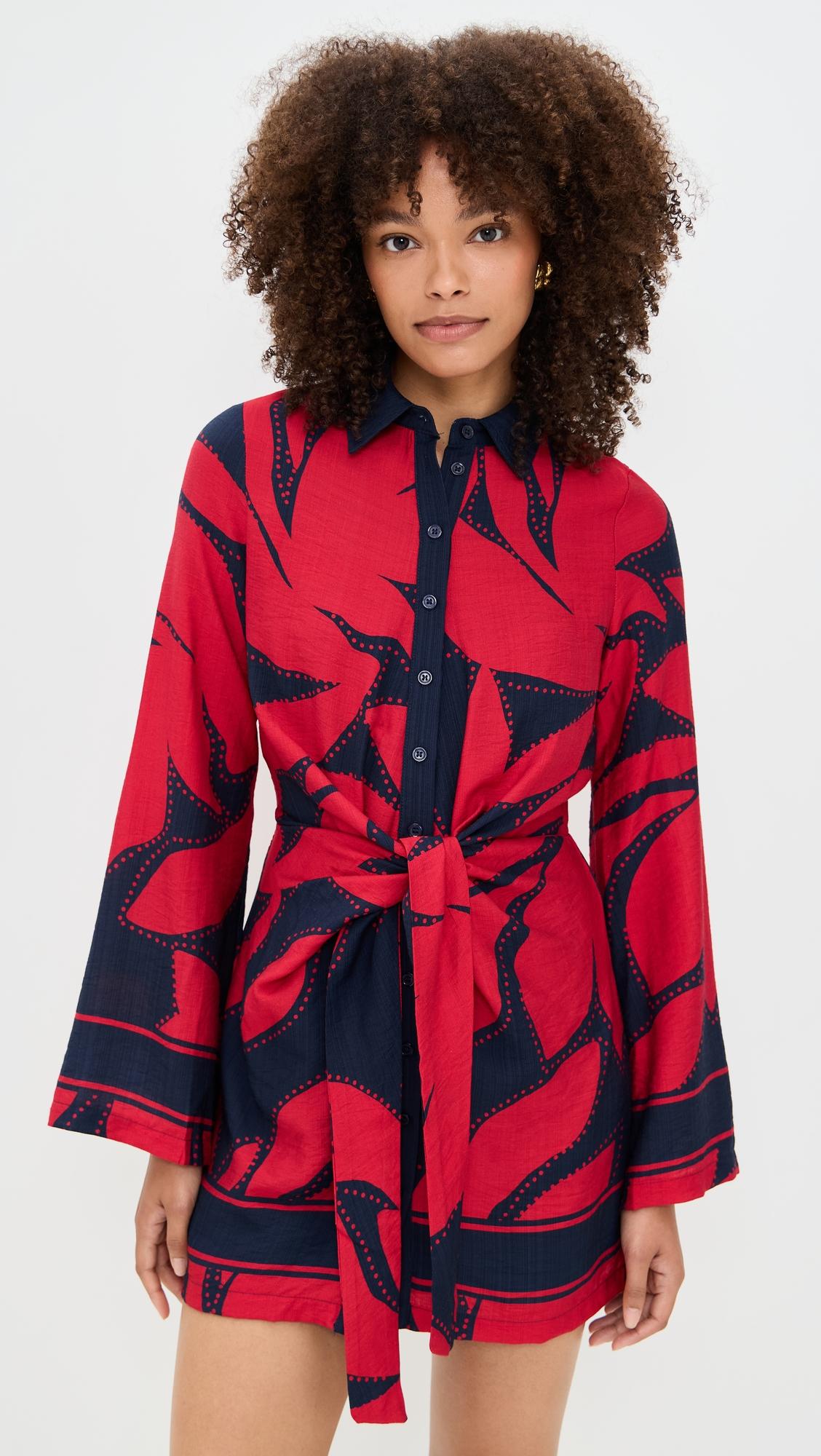 arlette sleeved mini dress