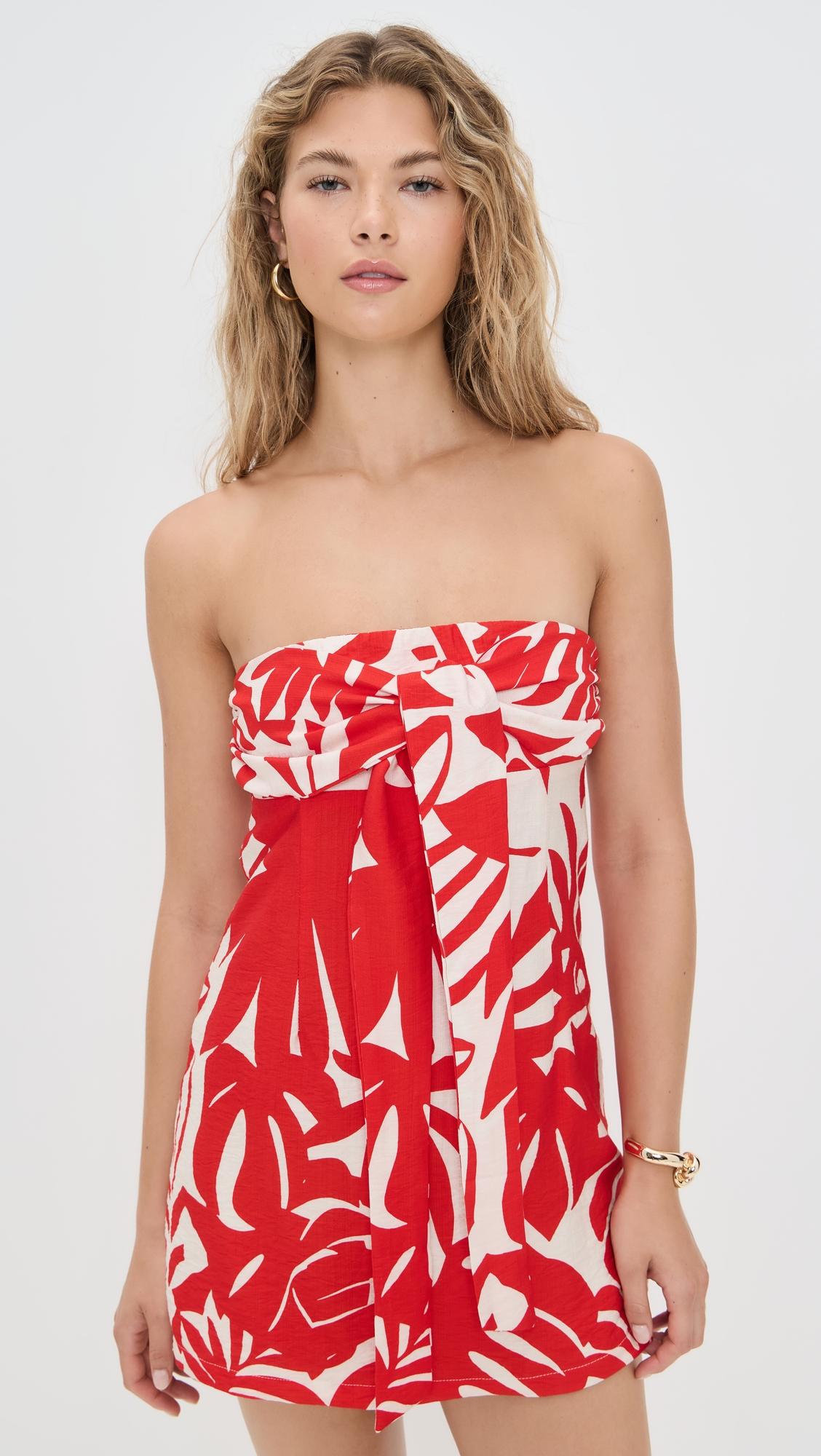 arlette strapless mini dress