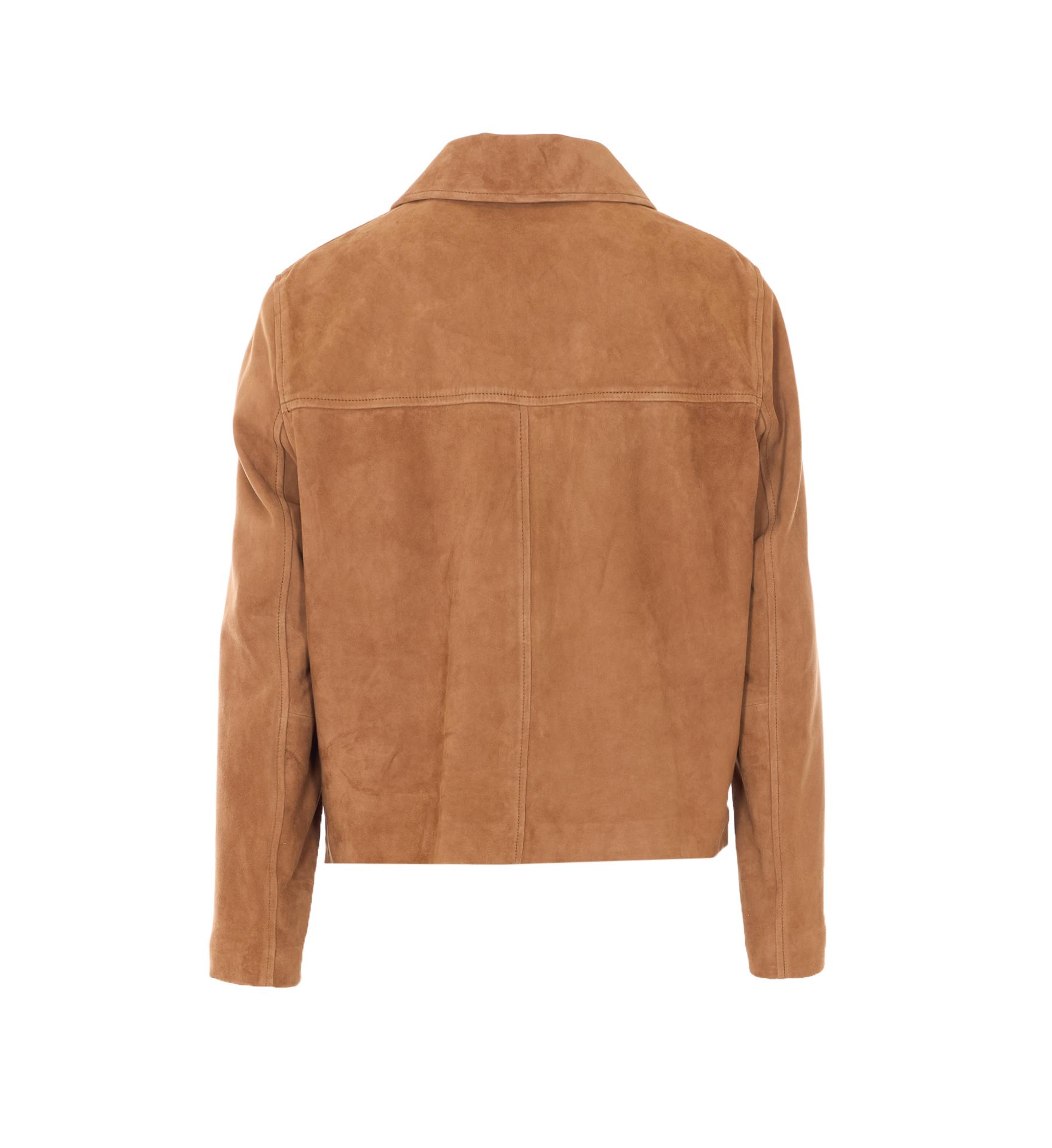 arma jackets brown genuine leather - women