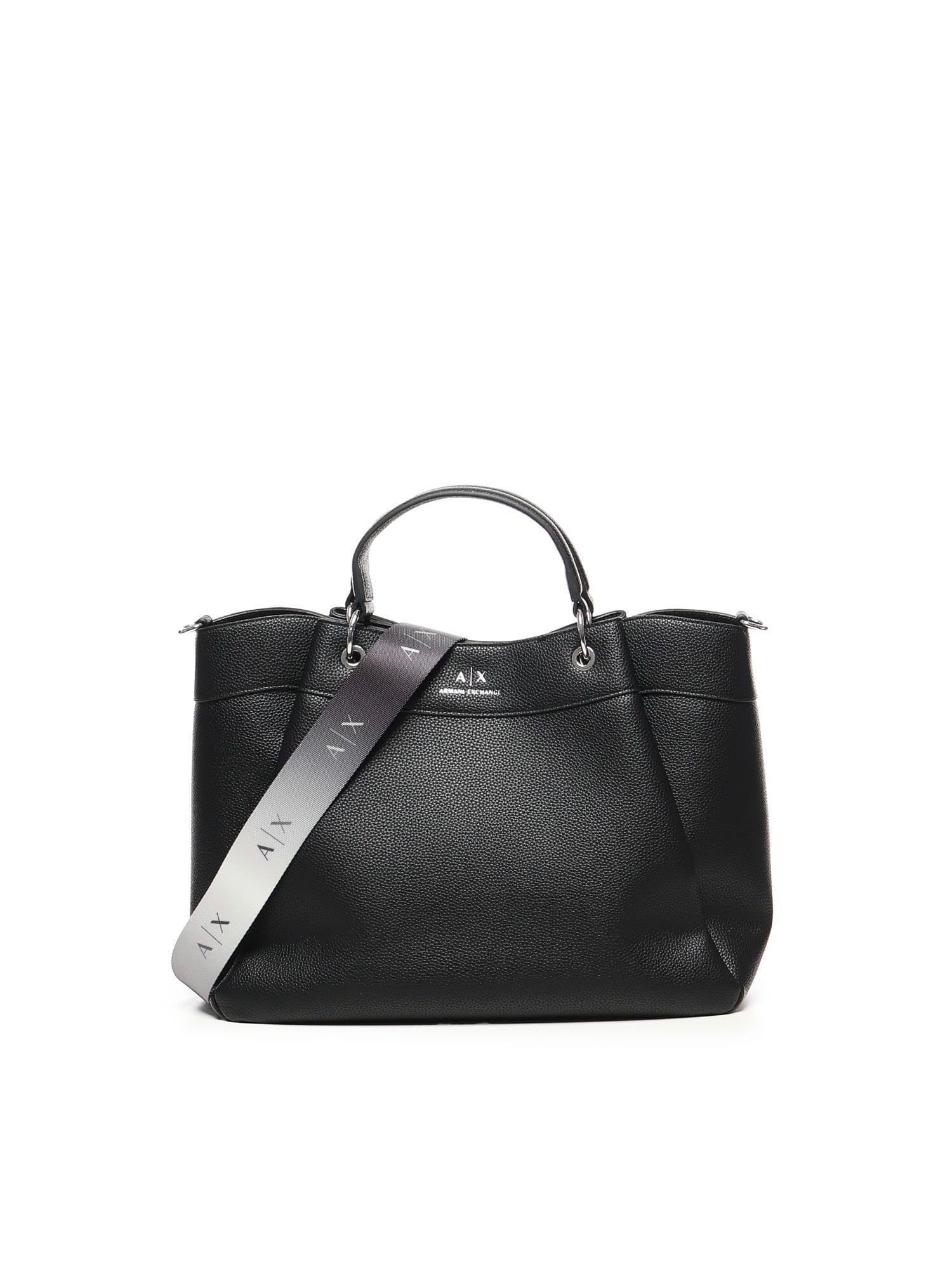 armani collezioni large tote bag with logo