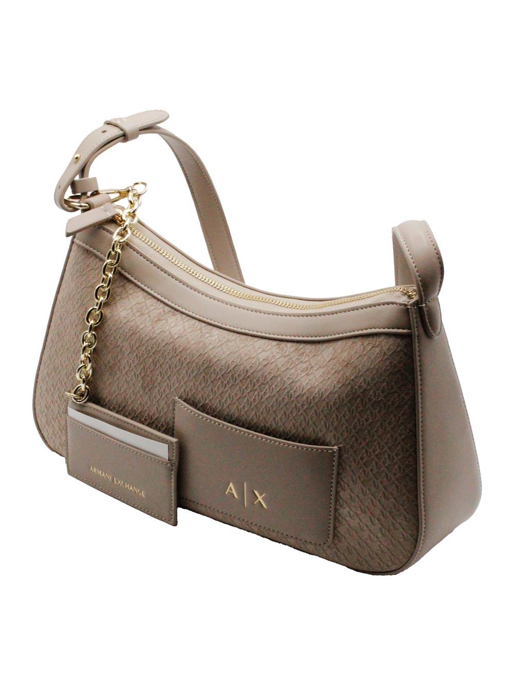 armani exchange bags sand beige 100eco - women