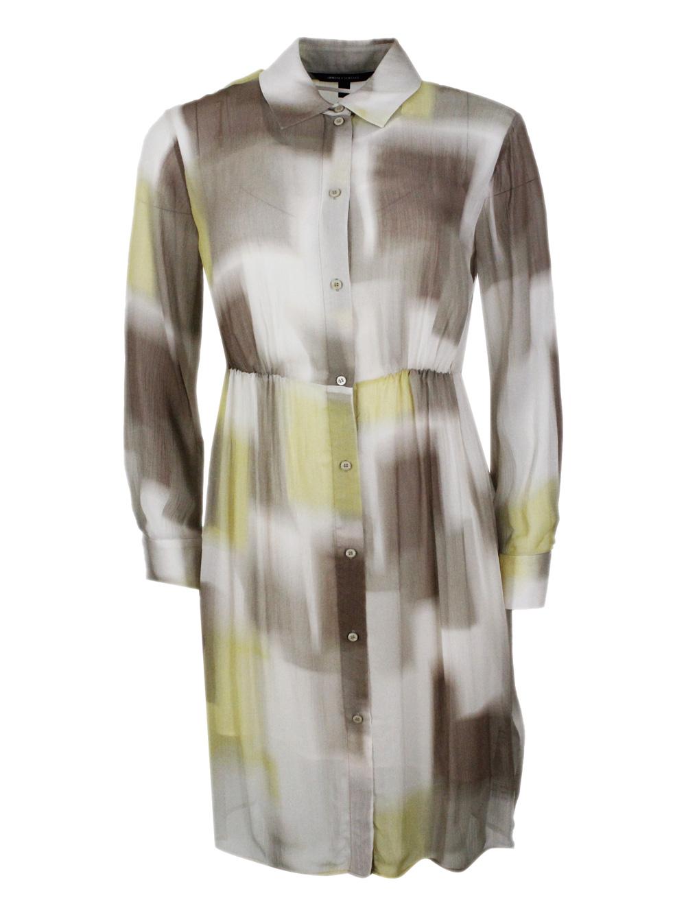 armani exchange dresses beige 100vi - women