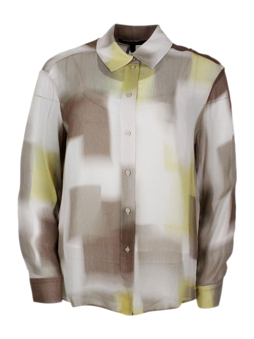 armani exchange shirts beige 100vi - women