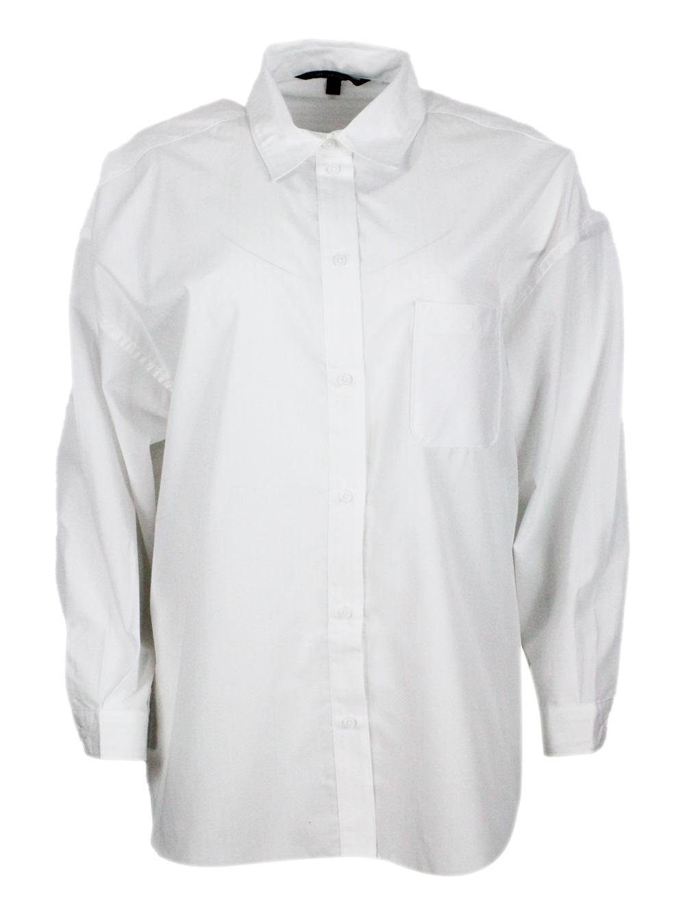 armani exchange shirts white 90pl 10vi - women