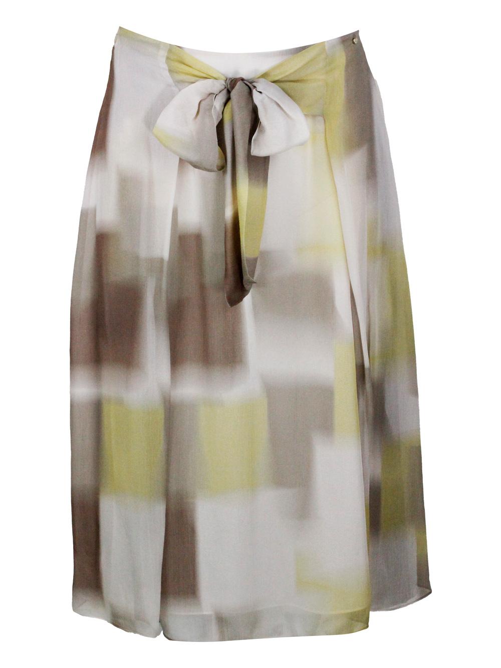 armani exchange skirts beige 100vi - women