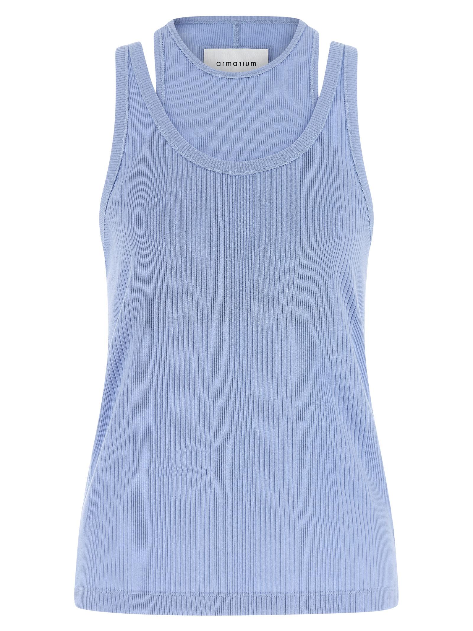 armarium filippa top light blue cotton tops - women