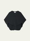 arona v-neck cape blouse