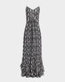 arouba knit ruffled maxi dress