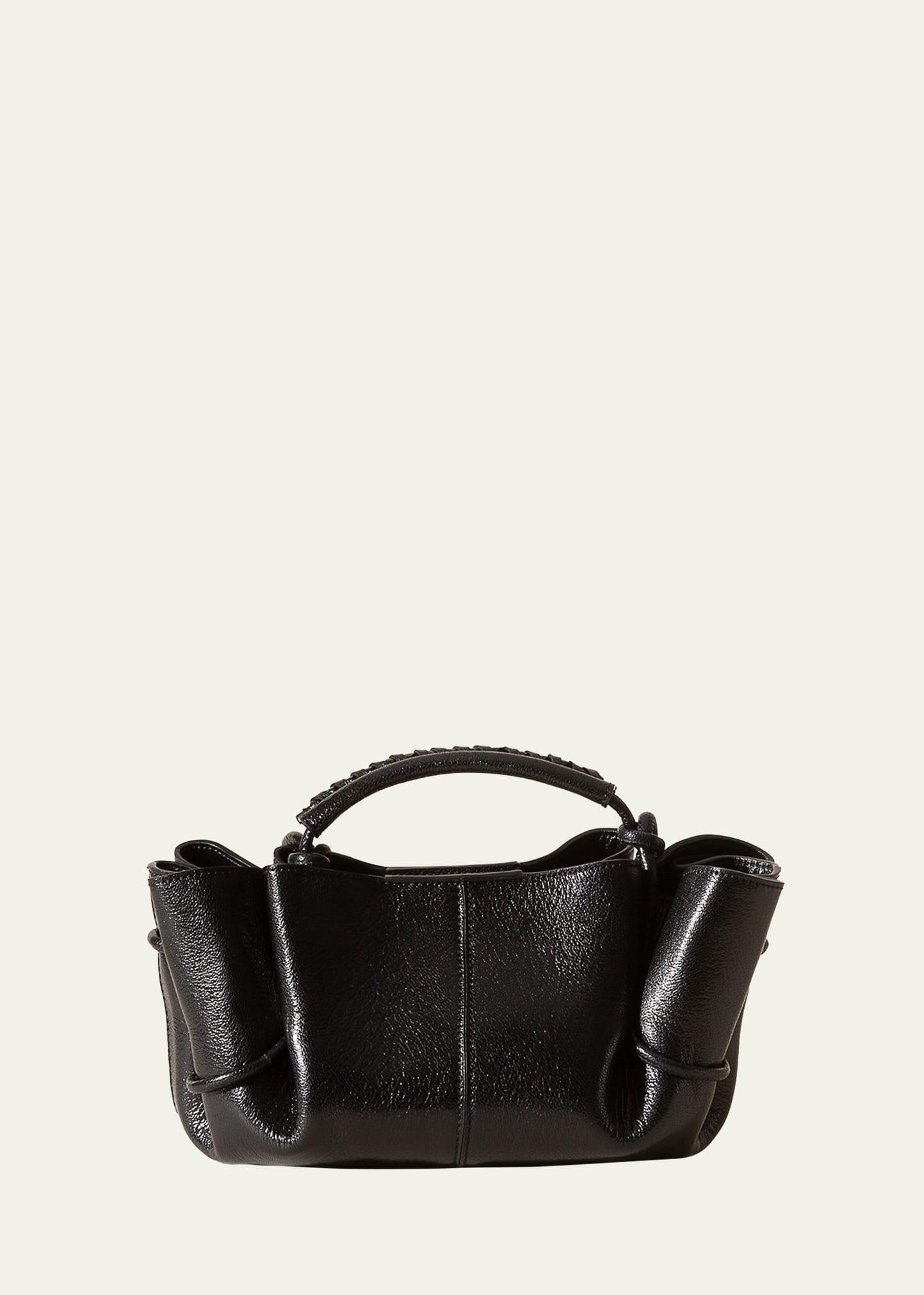 arta mini leather top-handle bag