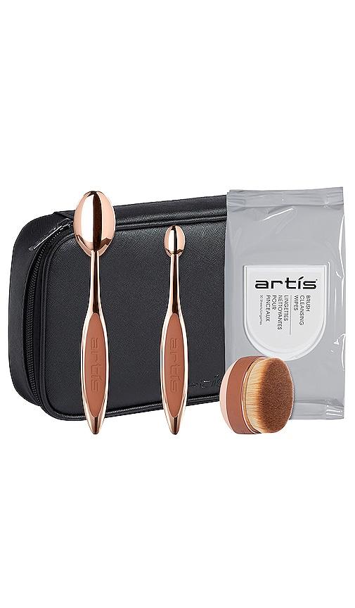 artis black bag bundle 3 in rose gold.