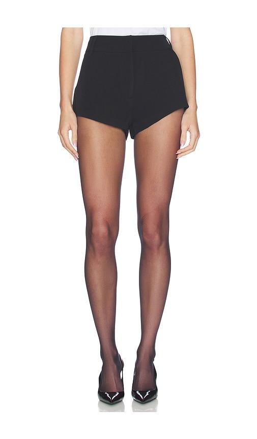 artless ellis mini shorts in black.