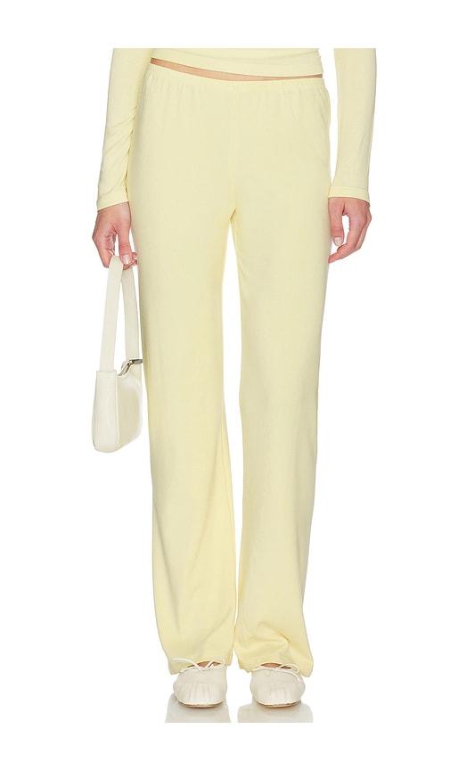 artless lou pants in lemon.