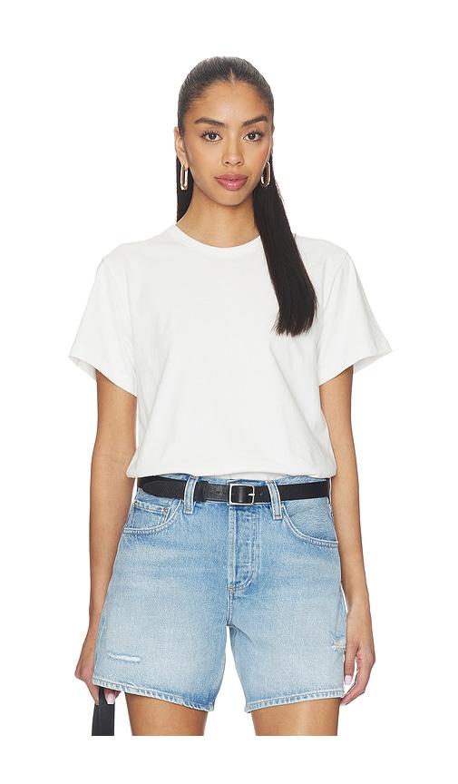 artless reese tee in white.