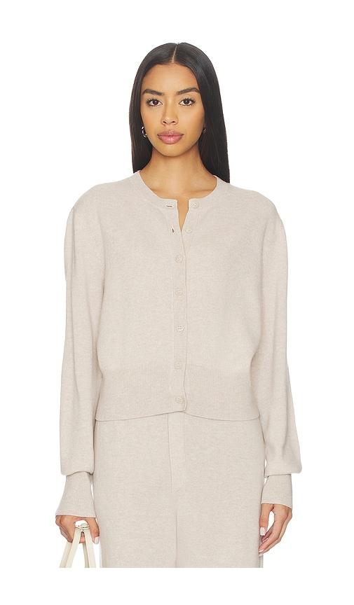 artless tove cardigan in light grey.