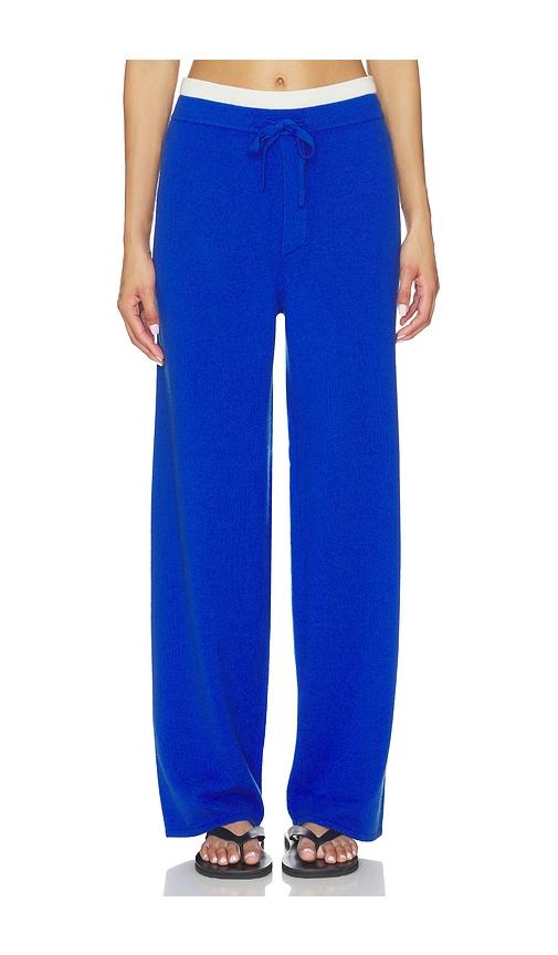 artless tove layered pants in royal.