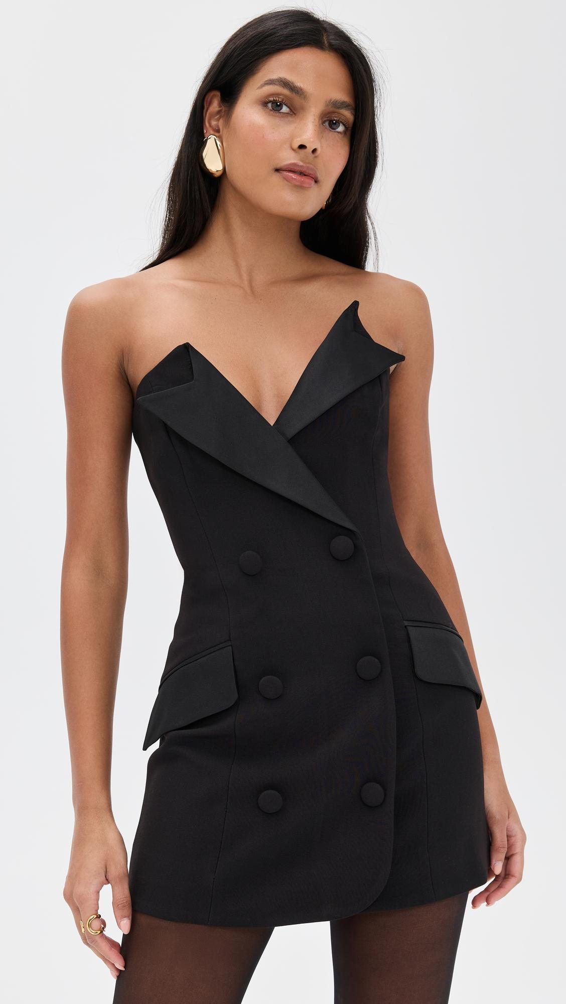 arvess strapless mini dress