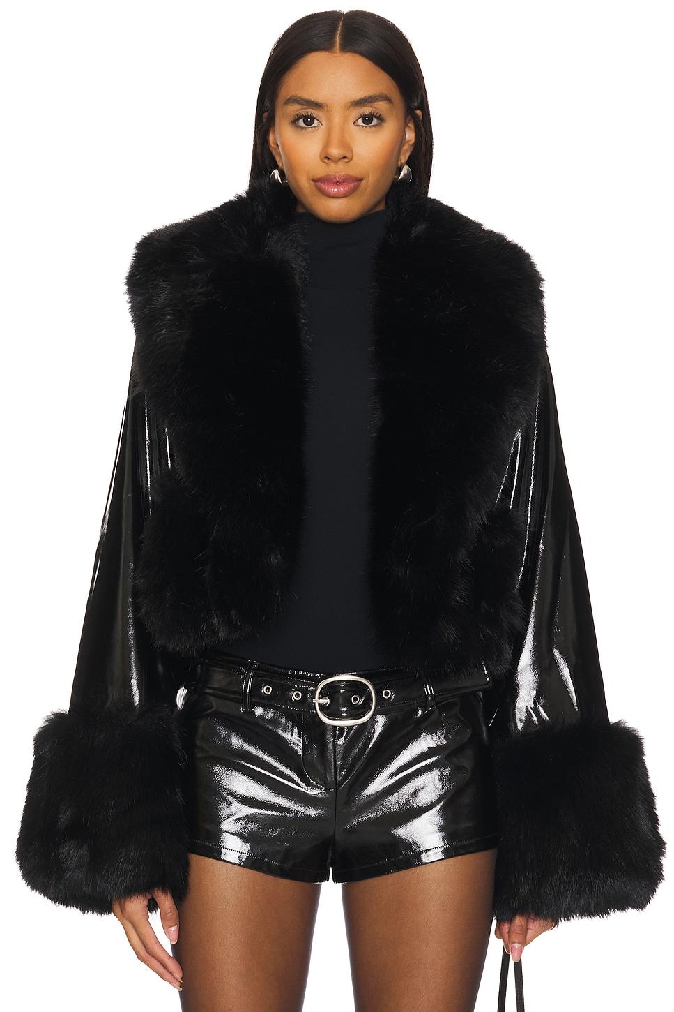 arya faux leather jacket